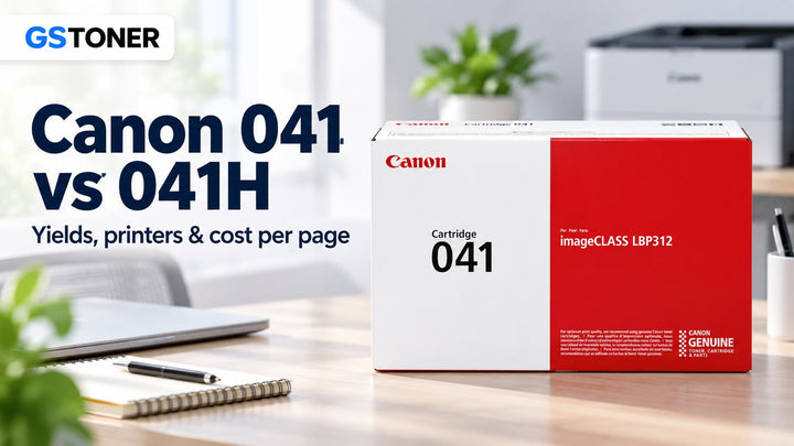 Canon 041 vs 041H Toner: Yields, Printers & Cost Per Page