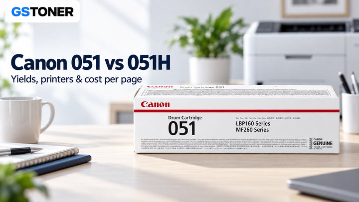 Canon 051 vs 051H Toner: Yields, Printers & Cost Per Page