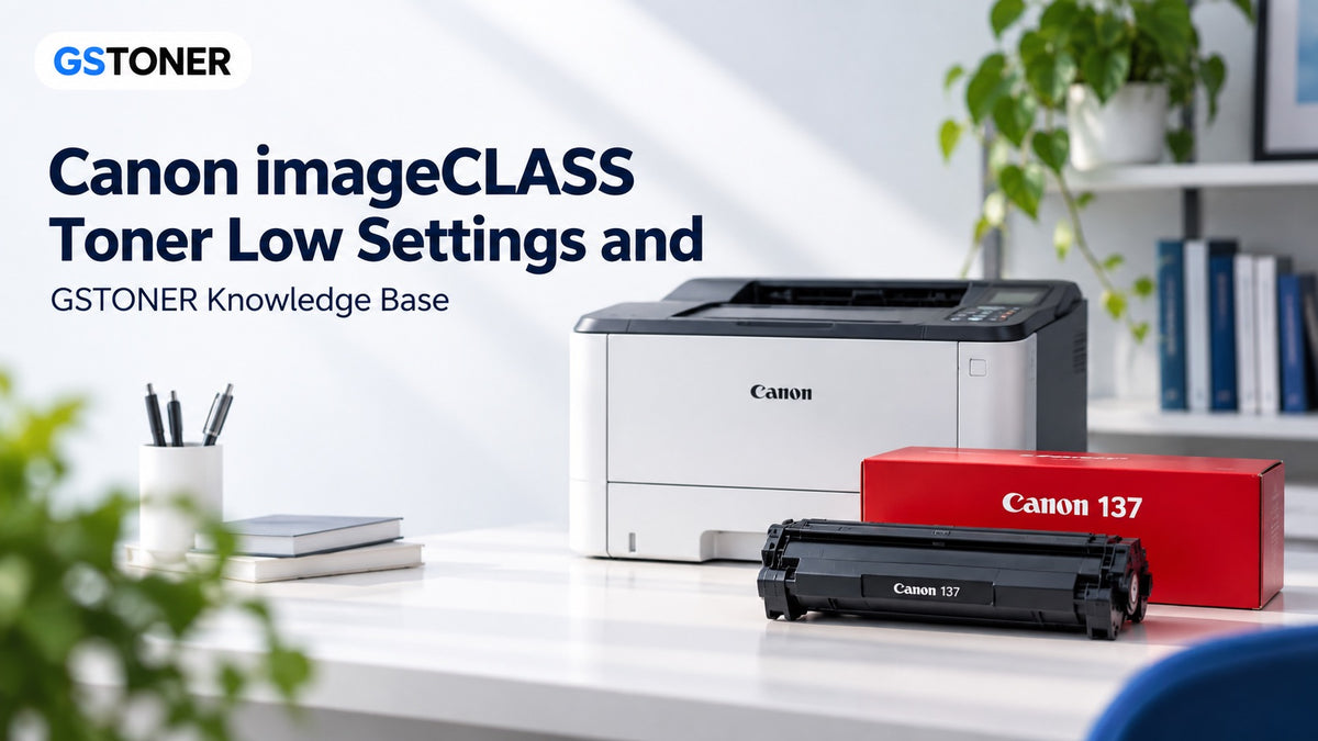 Canon imageCLASS Toner Low Settings and Messages