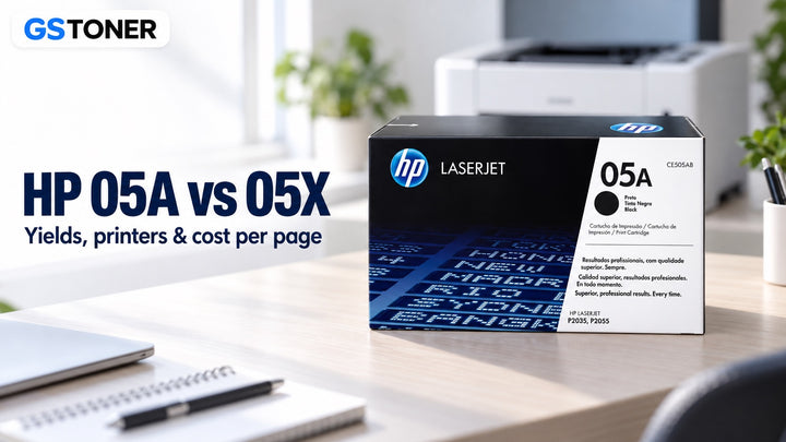HP 05A vs 05X Toner: Yields, Printers & Cost Per Page