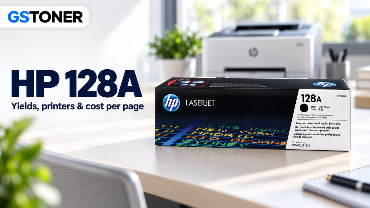 HP 128A Toner (CE320A) Guide: Yield, Printers & Price