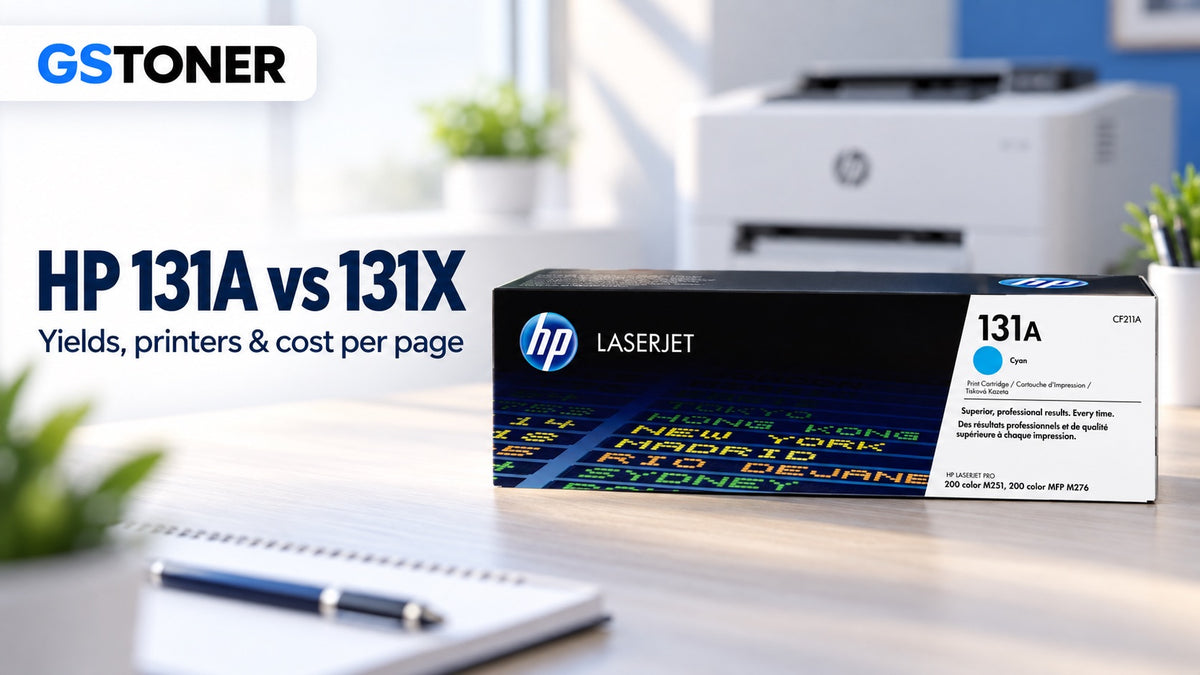 HP 131A vs 131X Toner: Yields, Printers & Cost Per Page