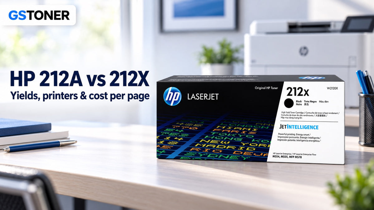 HP 212A vs 212X Toner: Yields, Printers & Cost Per Page