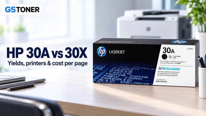 HP 30A vs 30X Toner: Yields, Printers & Cost Per Page