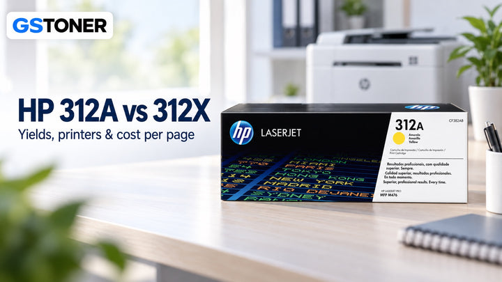 HP 312A vs 312X Toner: Yields, Printers & Cost Per Page