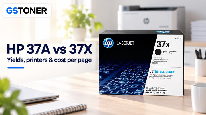 HP 37A vs 37X Toner: Yields, Printers & Cost Per Page