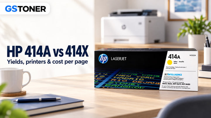 HP 414A vs 414X Toner: Yields, Printers & Cost Per Page