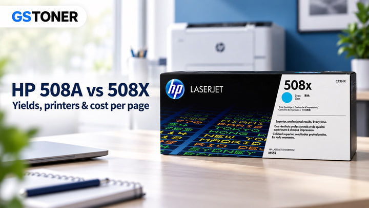 HP 508A vs 508X Toner: Yields, Printers & Cost Per Page