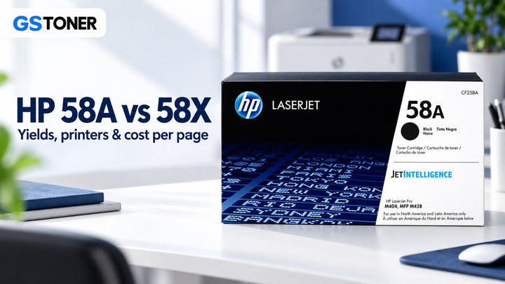 HP 58A vs 58X Toner: Yields, Printers & Cost Per Page