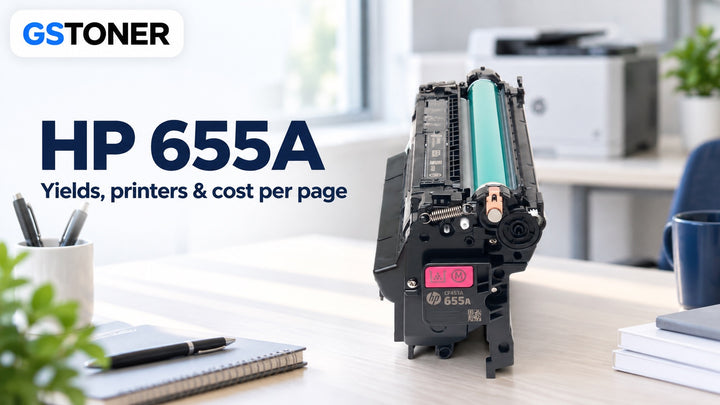HP 655A Toner Guide: Colors, Yields, Printers & Packs