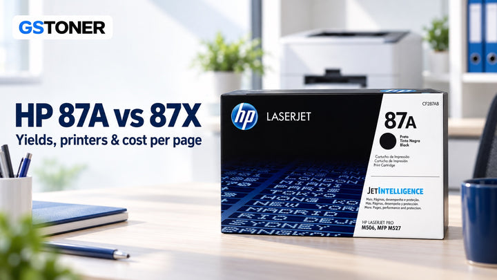 HP 87A vs 87X Toner: Yields, Printers & Cost Per Page