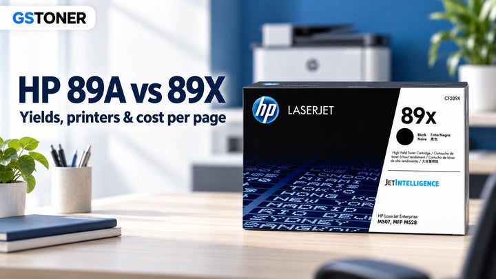 HP 89A vs 89X Toner: Yields, Printers & Cost Per Page