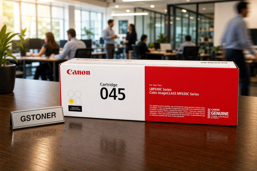 Canon 045 Yellow Toner Cartridge — GS TONER studio photo
