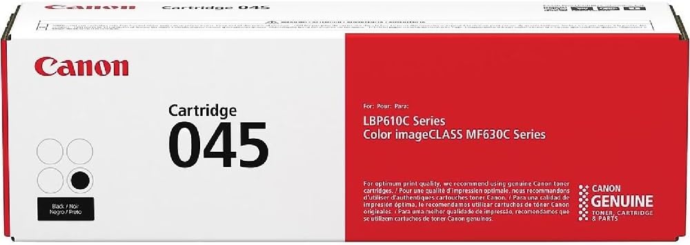 Canon 045 Toner Cartridge (1242C001) — genuine Canon original, factory sealed box