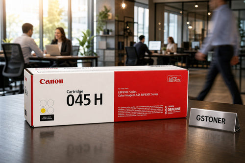 Canon 045H Yellow Toner Cartridge — GS TONER studio photo