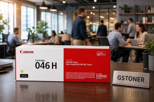 Canon 046H Yellow Toner Cartridge — GS TONER studio photo