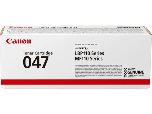 Canon 047 Toner Cartridge (2164C001) — genuine Canon original, factory sealed box