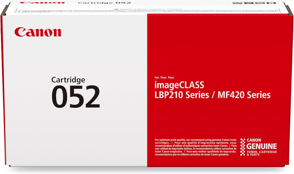 Canon 052 Toner Cartridge (2199C002) — genuine Canon original, factory sealed box