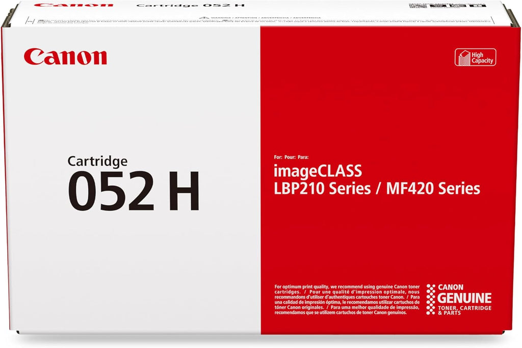 Canon 052H Toner Cartridge (2200C001) — genuine Canon original, factory sealed box