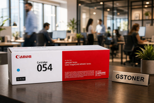 Canon 054 Cyan Toner Cartridge — GS TONER studio photo