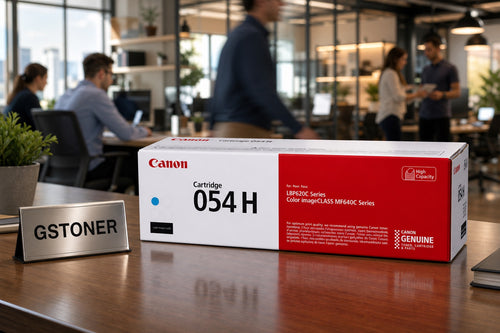 Canon 054H Cyan Toner Cartridge — GS TONER studio photo