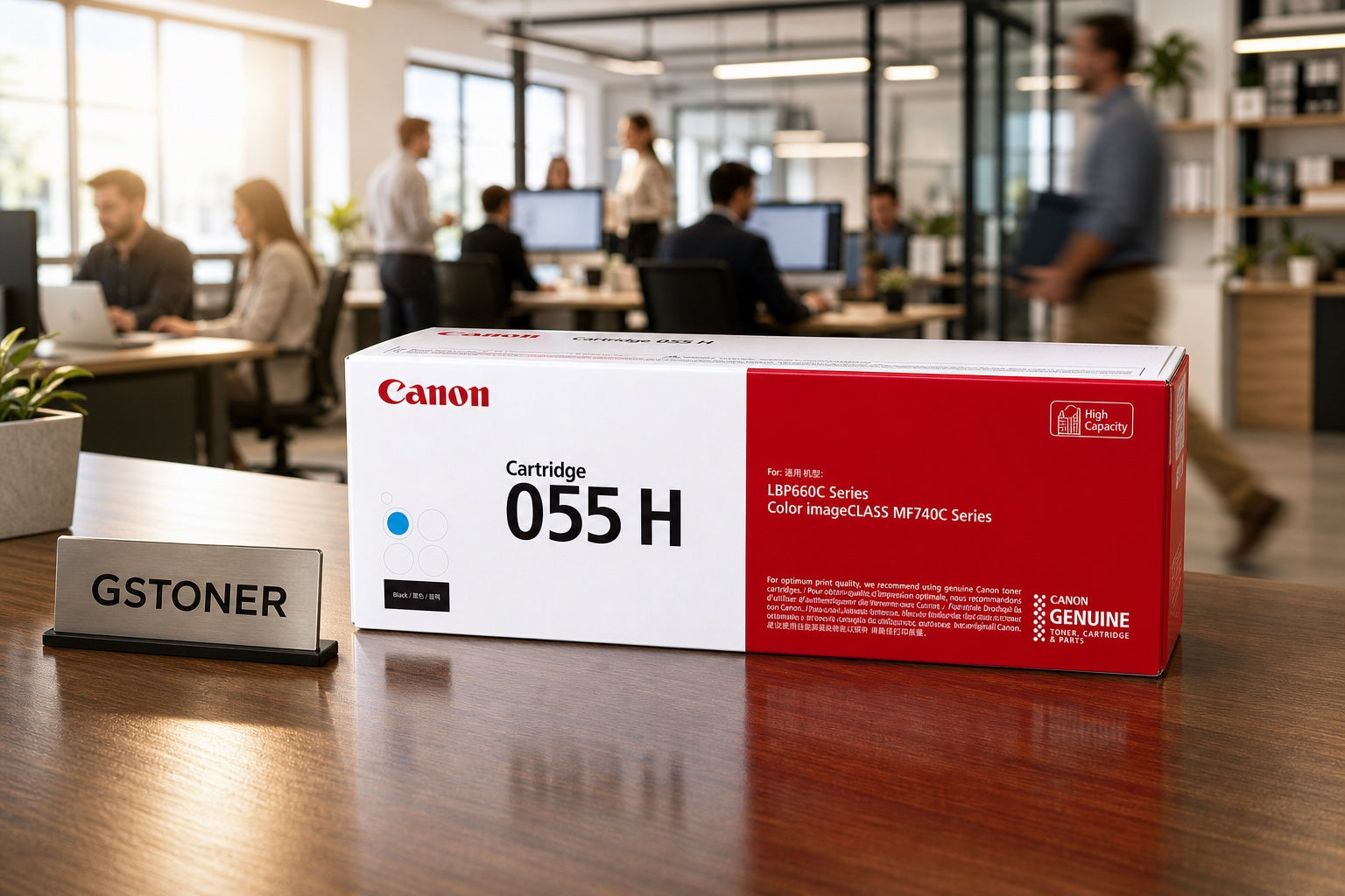 Canon 055H Cyan Toner Cartridge — GS TONER studio photo