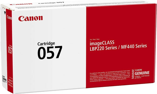 Canon 057 Toner Cartridge (3009C001) — genuine Canon original, factory sealed box