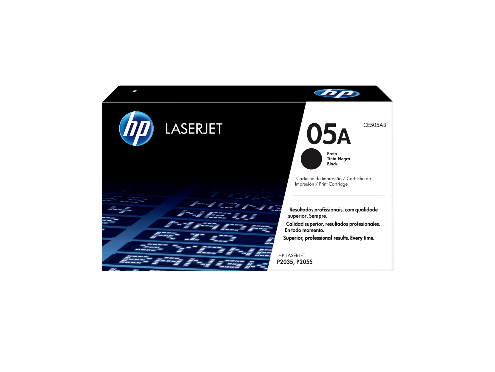 HP 05A Toner Cartridge (CE505A) — genuine HP original, factory sealed box