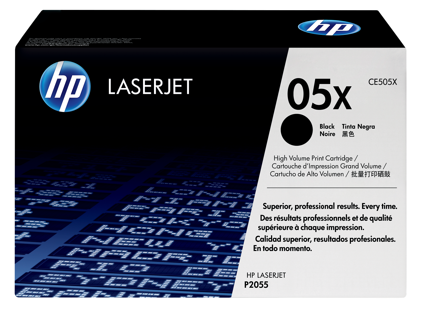 HP 05X Toner Cartridge (CE505X) — genuine HP original, factory sealed box