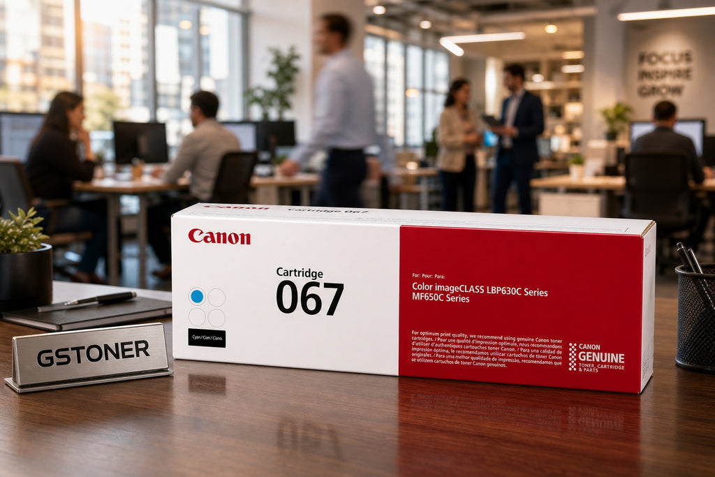 Canon 067 Cyan Toner Cartridge — GS TONER studio photo