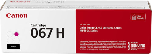 Canon 067H Magenta Toner Cartridge (5104C001) — genuine Canon original, factory sealed box