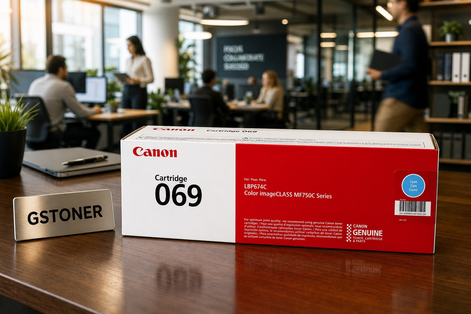 Canon 069 Cyan Toner Cartridge — GS TONER studio photo