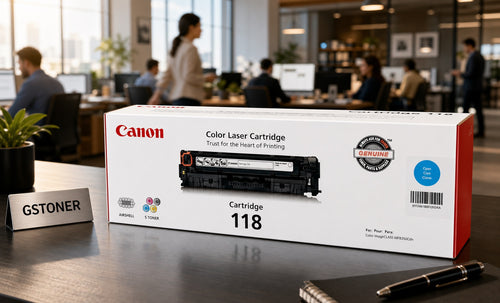 Canon 118 Cyan Toner Cartridge — GS TONER studio photo