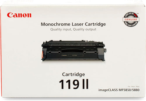 Canon 119II Toner Cartridge (3480B001) — genuine Canon original, factory sealed box
