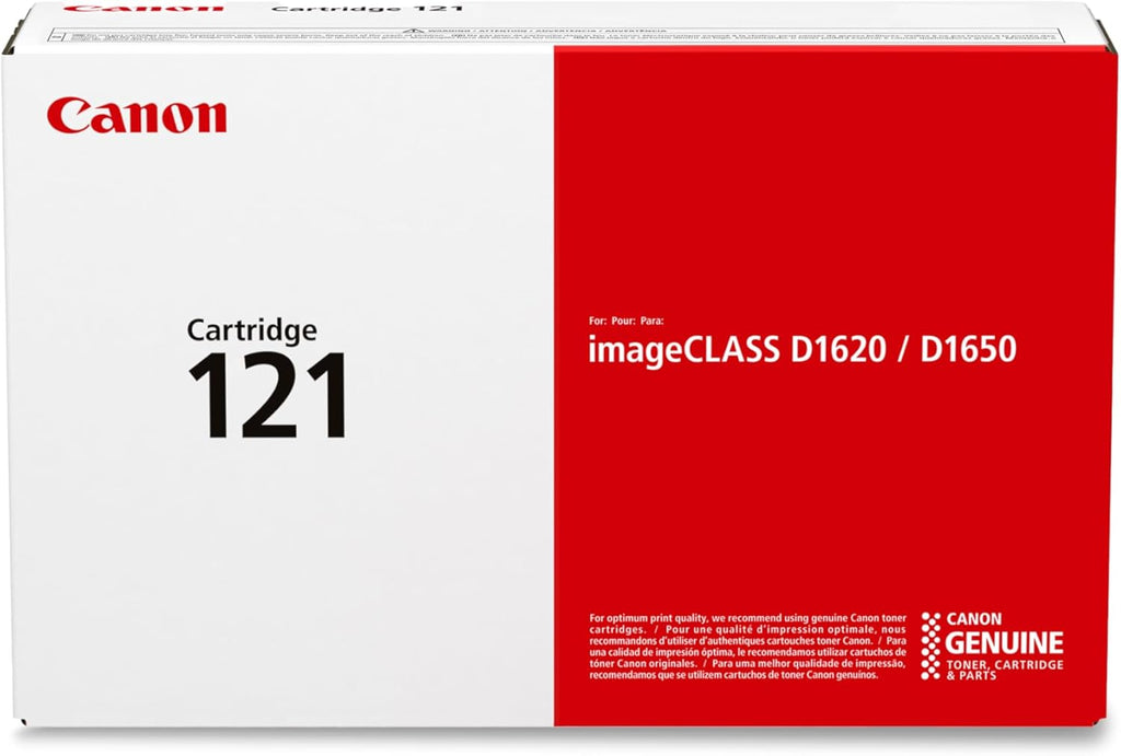 Canon 121 Toner Cartridge (3252C001) — genuine Canon original, factory sealed box