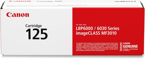 Canon 125 Toner Cartridge (3484B001) — genuine Canon original, factory sealed box
