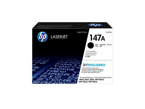 HP 147A Toner Cartridge (W1470A) — genuine HP original, factory sealed box