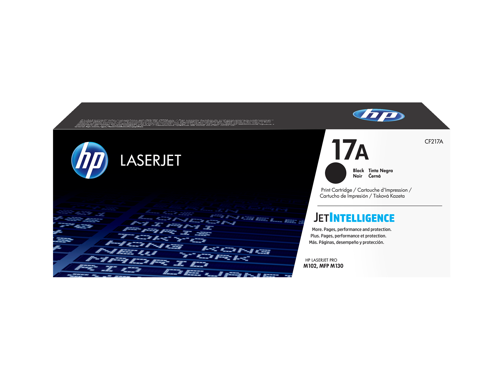 HP 17A Toner Cartridge (CF217A) — genuine HP original, factory sealed box