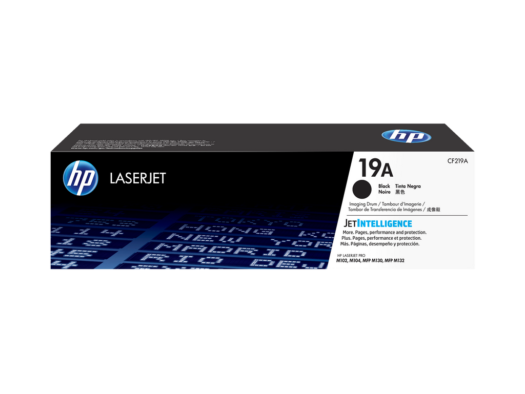 HP 19A Imaging Drum (CF219A) — genuine HP original, factory sealed box