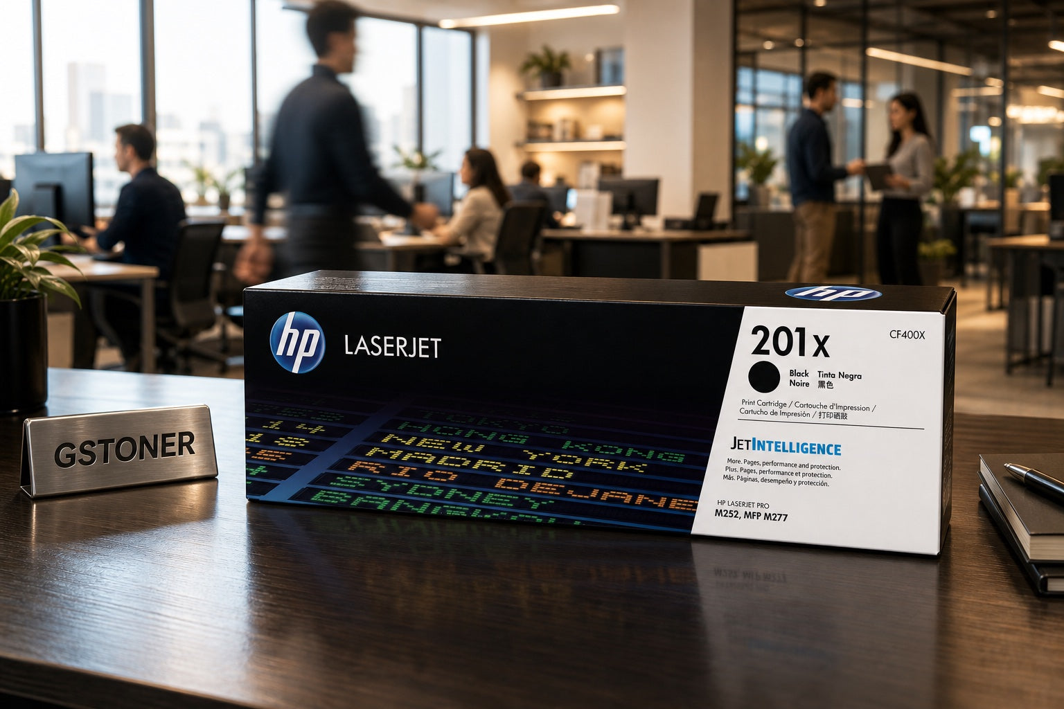 HP 201X Toner Cartridge — GS TONER studio photo