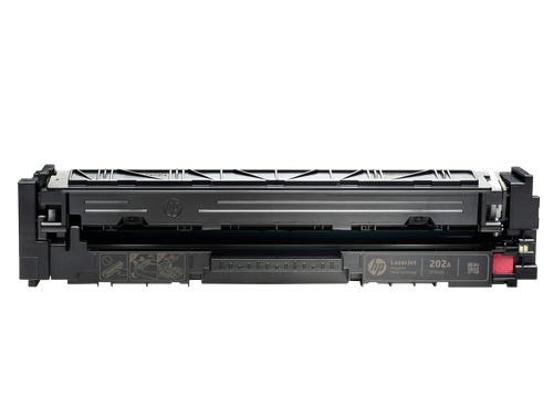 HP 202A Magenta Toner Cartridge (CF503A) — genuine HP original, factory sealed box