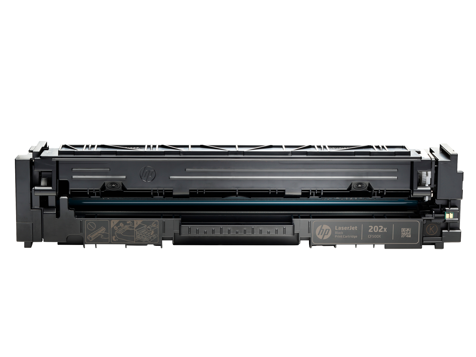 HP 202X Toner Cartridge (CF500X) — genuine HP original, factory sealed box