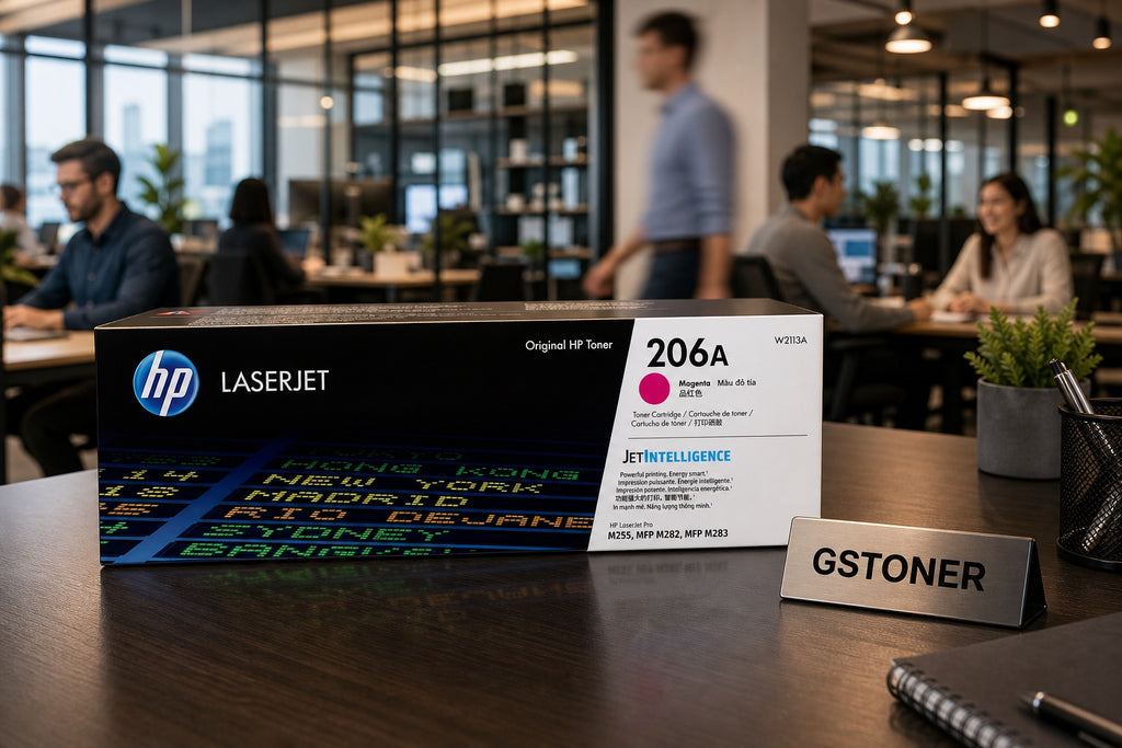 HP 206A Magenta Toner Cartridge — GS TONER studio photo