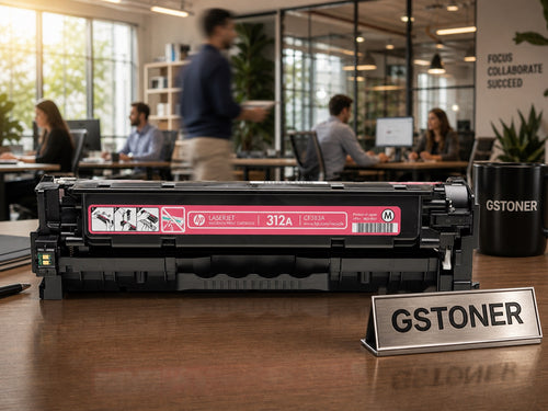 HP 312A Magenta Toner Cartridge — GS TONER studio photo