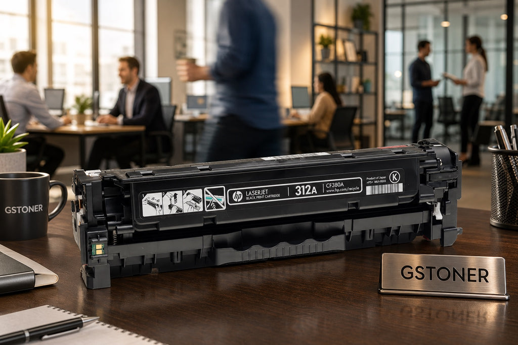 HP 312A Toner Cartridge — GS TONER studio photo