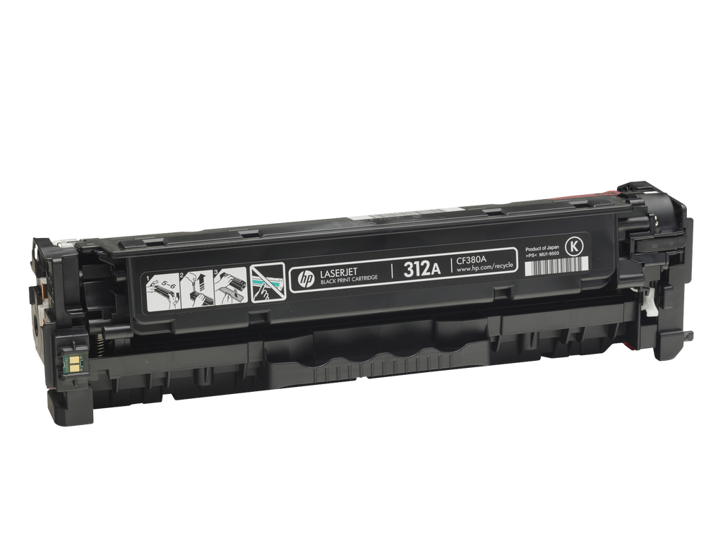 HP 312A Toner Cartridge (CF380A) — genuine HP original, factory sealed box