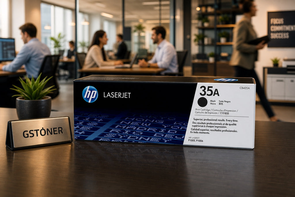 HP 35A Toner Cartridge — GS TONER studio photo