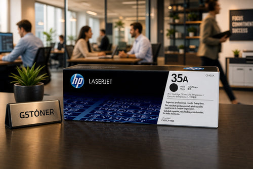 HP 35A Toner Cartridge — GS TONER studio photo