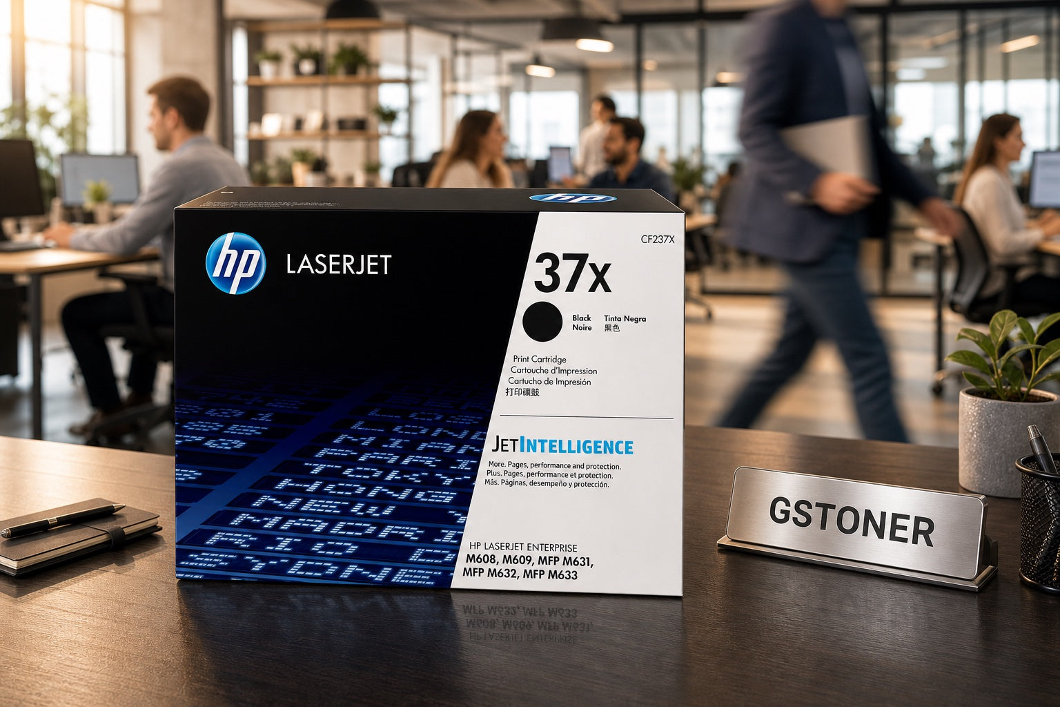 HP 37X Toner Cartridge — GS TONER studio photo