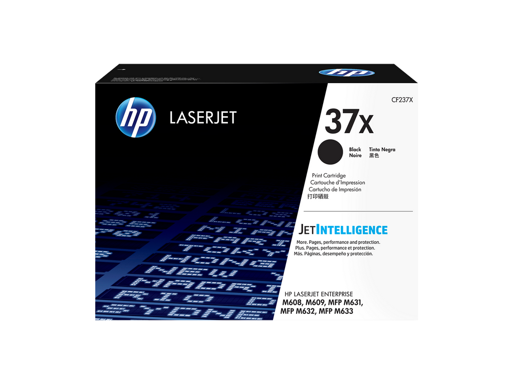 HP 37X Toner Cartridge (CF237X) — genuine HP original, factory sealed box